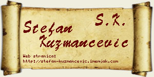 Stefan Kuzmančević vizit kartica